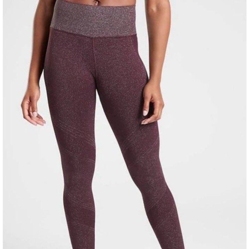 Athleta Women’s Twilight Tights 2.0 Antique Burgundy Medium